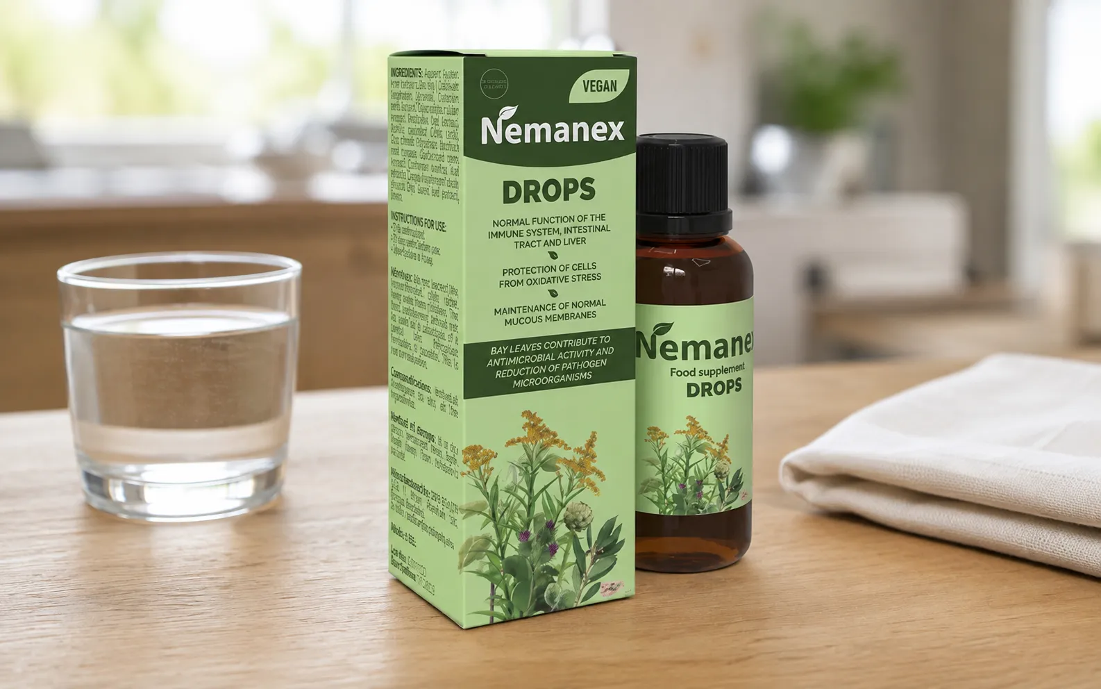 Nemanex Cystitis — le produit au quotidien