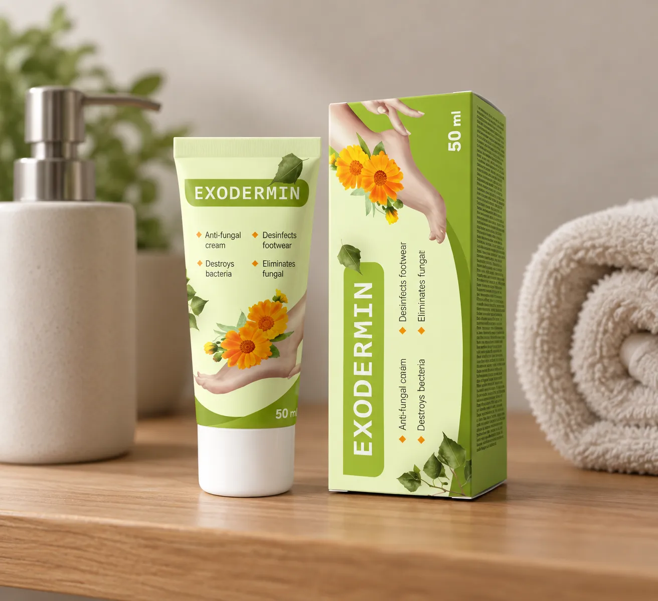 Exodermin — le produit au quotidien
