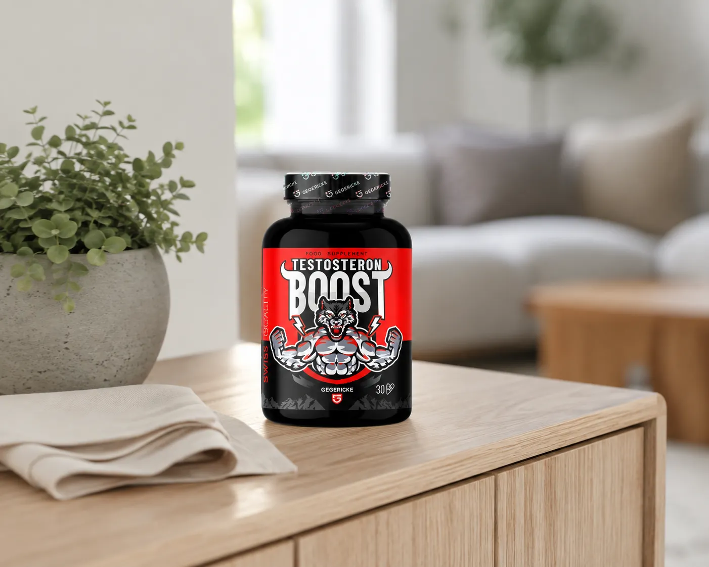 Testosteron Boost — le produit au quotidien
