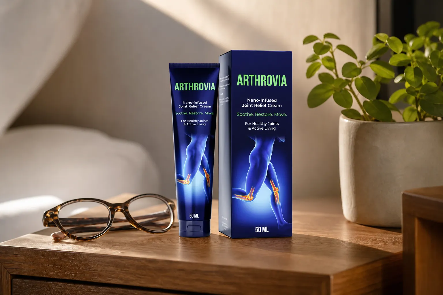 Arthrovia — le produit au quotidien