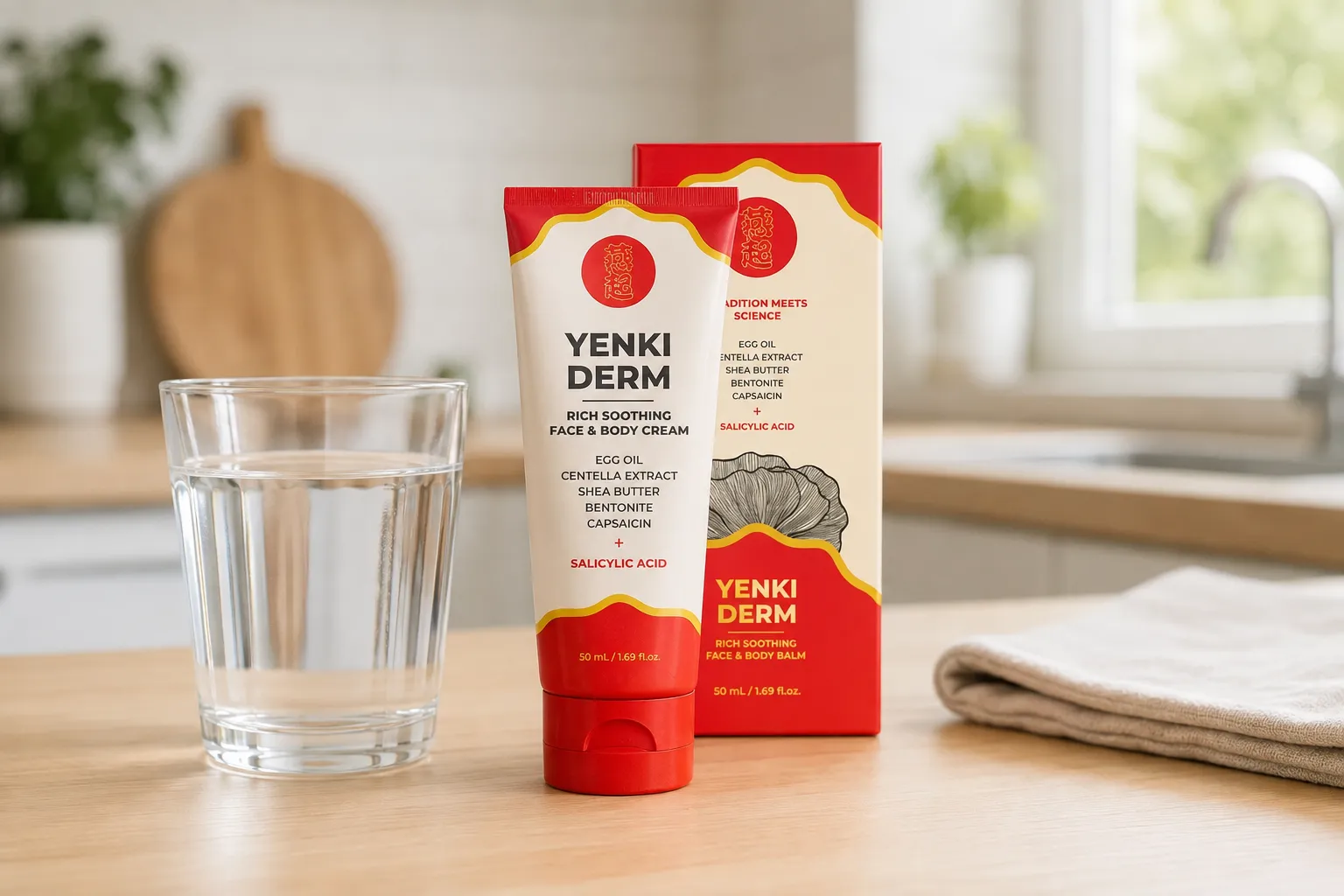 Yenki Derm — le produit au quotidien